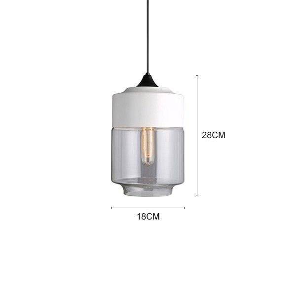 Suspension design en verre et métal moderne (plusieurs formes)