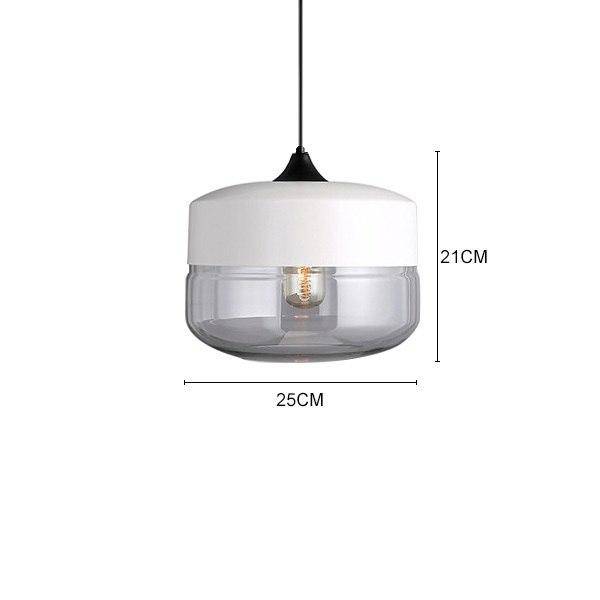 Suspension design en verre et métal moderne (plusieurs formes)