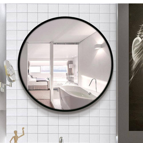 Miroir mural rond noir Chinese