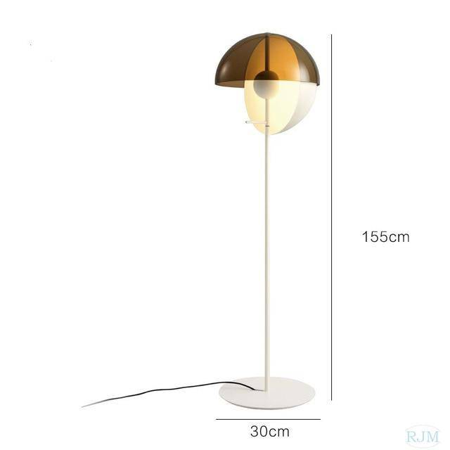 Lampadaire LED design lampe en boule changeable Lamp - vue 8 sur 11