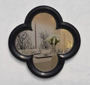 Miroir mural décoratif trèfle à 4 feuilles rétro