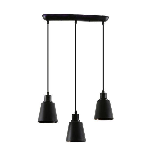 Suspension rustique avec base ronde en métal - vue 7 sur 7