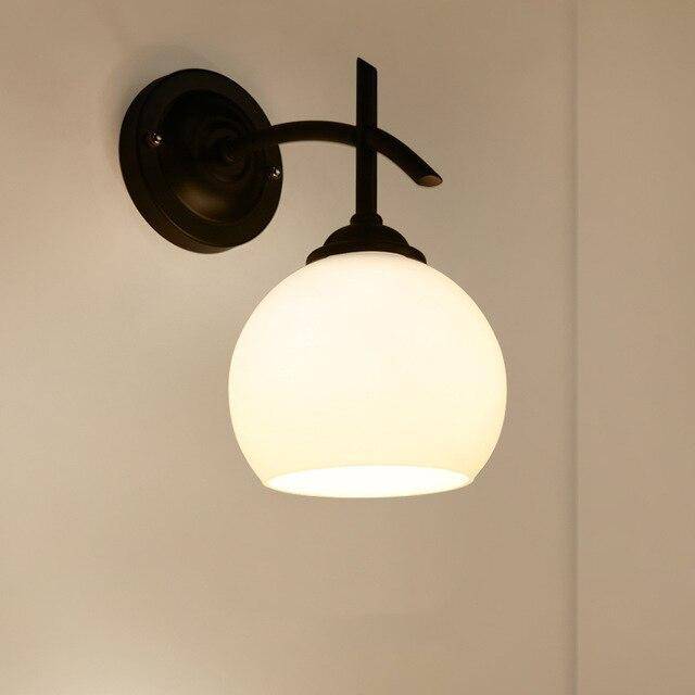 Applique murale LED avec abat-jour en verre Indoor - vue 5 sur 6