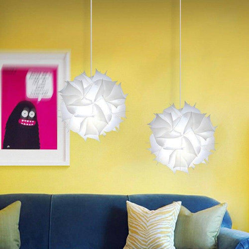 Suspension design LED blanche au style Moma Light