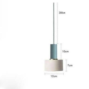 Suspension design à LED en métal style Loft Light - vue 12 sur 13
