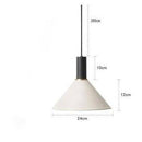 Suspension design à LED en métal style Loft Light