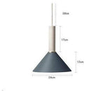 Suspension design à LED en métal style Loft Light