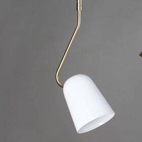 Suspension design LED avec abat-jour en métal style Loft Industriel