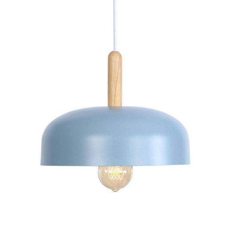 Suspension design à LED avec abat-jour en métal coloré Loft - vue 6 sur 8