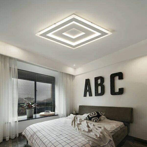 Plafonnier LED moderne rectangulaire Mounted - vue 4 sur 4