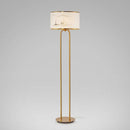 Lampadaire moderne doré avec abat-jour dessiné Japanese
