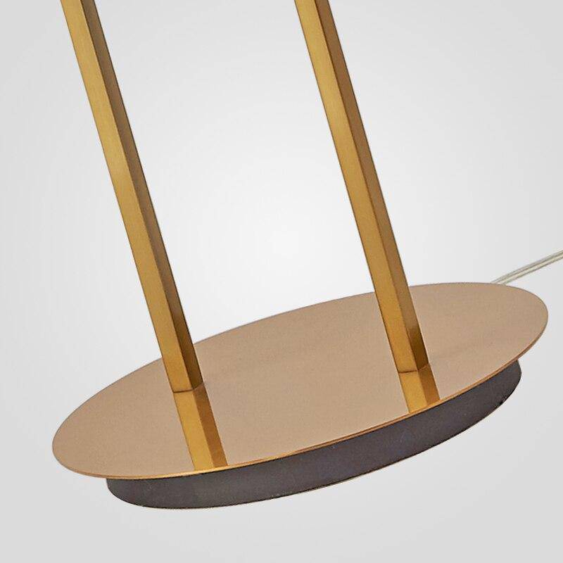 Lampadaire moderne doré avec abat-jour dessiné Japanese - vue 5 sur 6