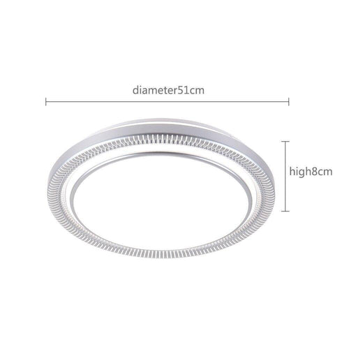 Plafonnier design à LED rond blanc Light