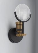 Applique murale LED antique doré