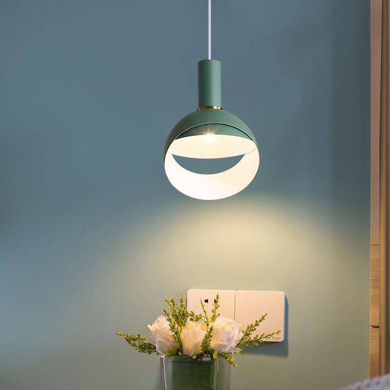 Suspension design boule ouverte coloré à LED Circle