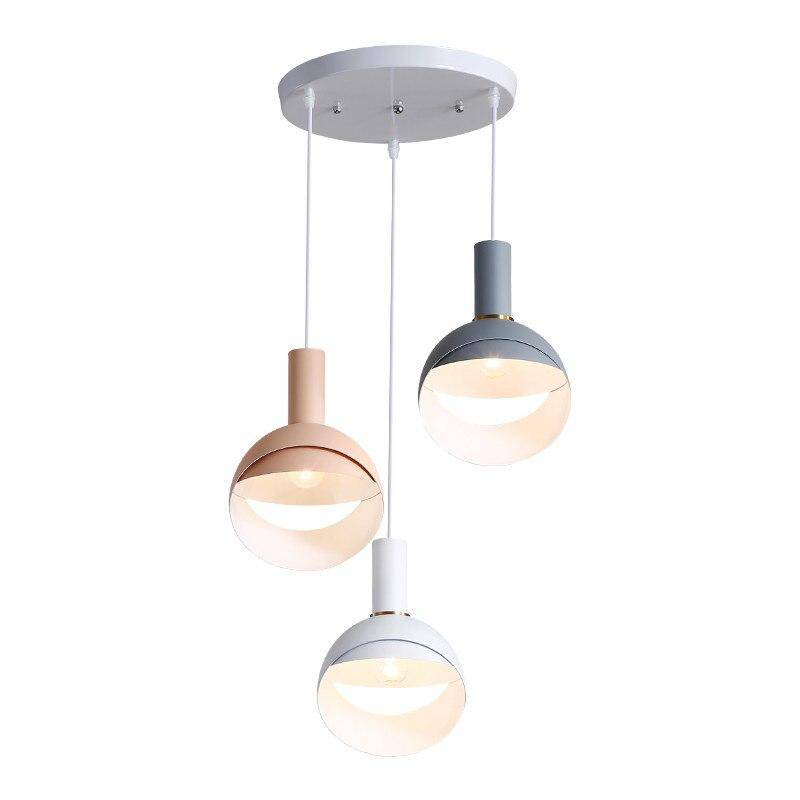 Suspension design boule ouverte coloré à LED Circle