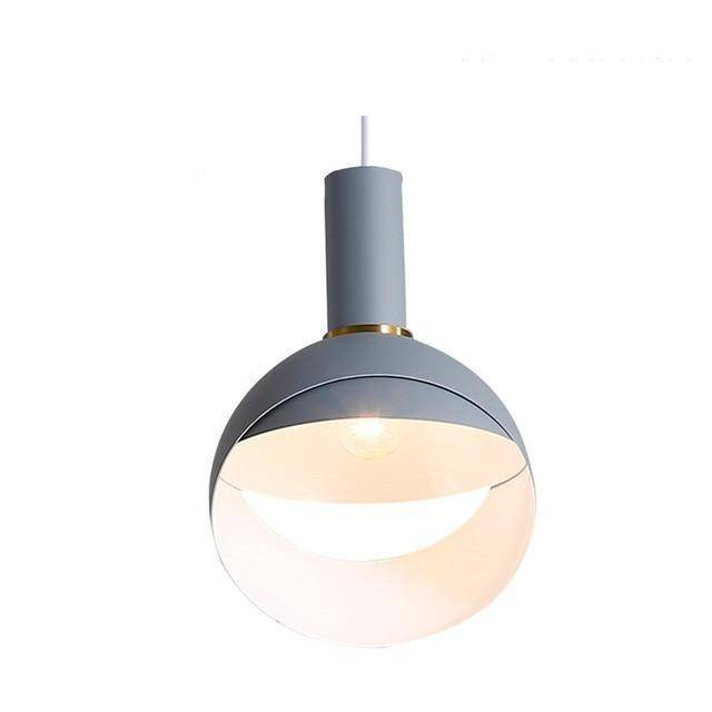 Suspension design boule ouverte coloré à LED Circle