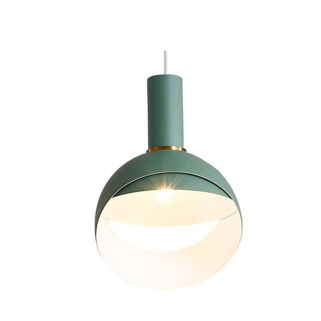 Suspension design boule ouverte coloré à LED Circle