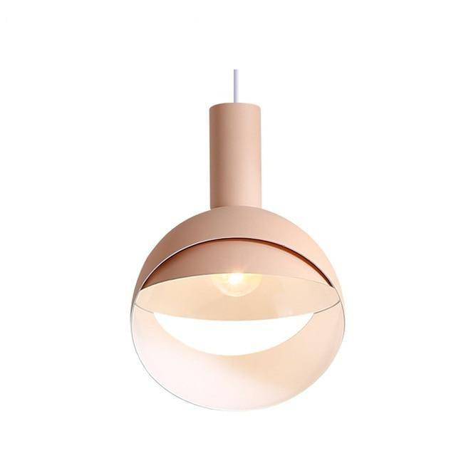 Suspension design boule ouverte coloré à LED Circle