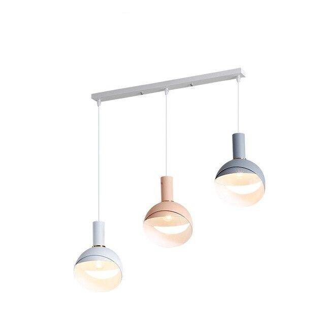 Suspension design boule ouverte coloré à LED Circle