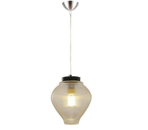 Suspension design formes en verre à LED moderne - vue 6 sur 6