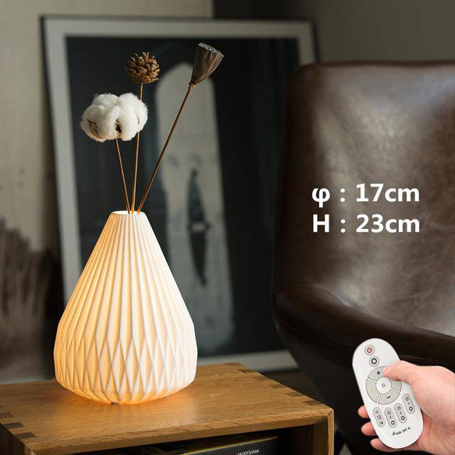 Lampe de chevet en vase creux Deco - vue 5 sur 9