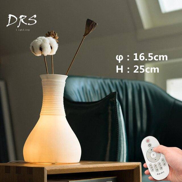 Lampe de chevet en vase creux Deco - vue 8 sur 9