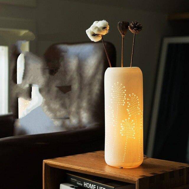 Lampe de chevet en vase creux Deco - vue 4 sur 9