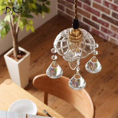 Suspension doré en cristal French