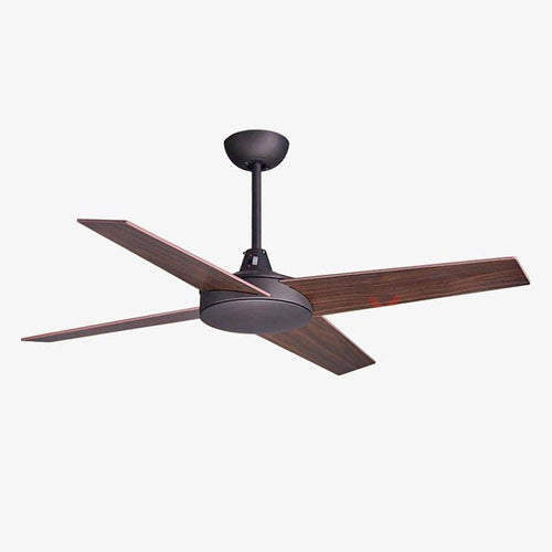 Ventilateur de plafond avec 4 pales en bois Wood