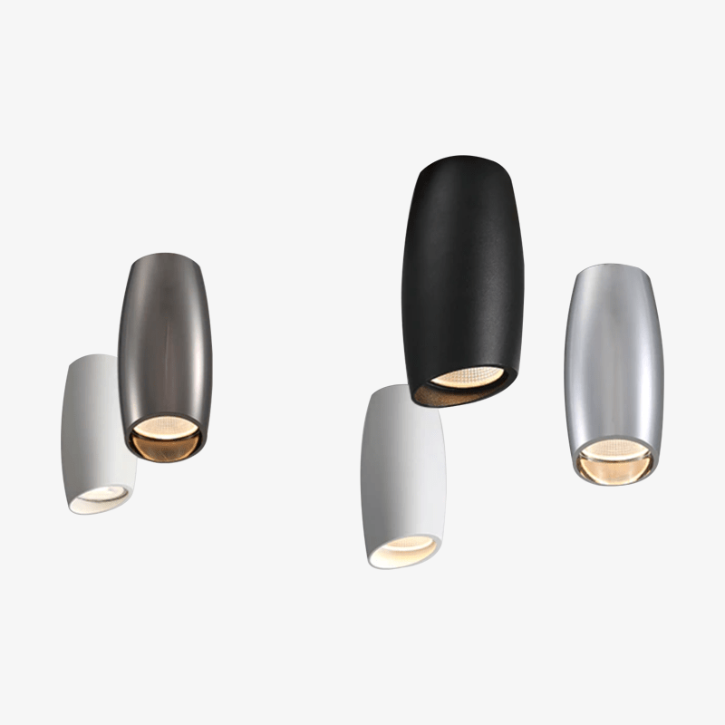 Spot moderne LED allongé aux bords arrondis Loft