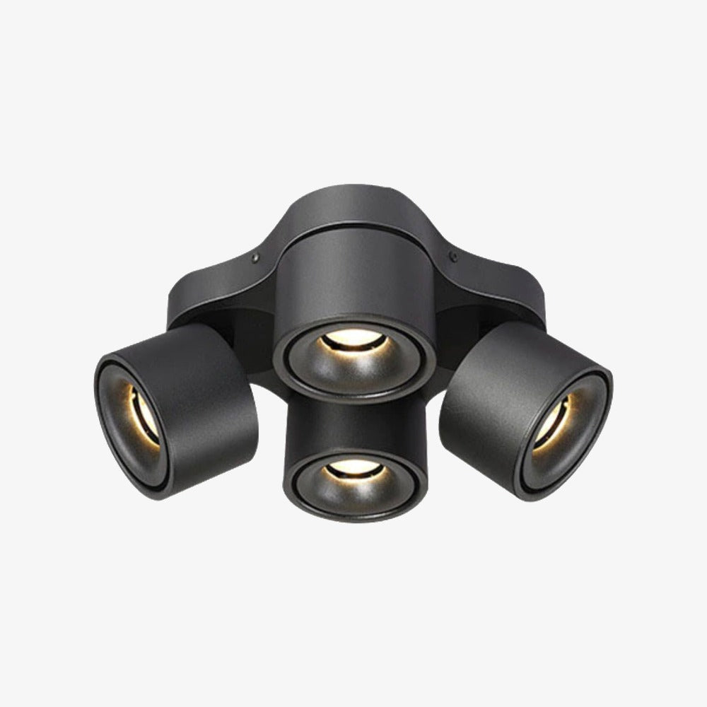 Spot moderne LED avec 4 lumières réglables Faling