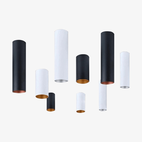 Spot moderne LED rond en aluminium