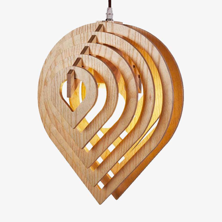 Suspension 3D en bois Nordic