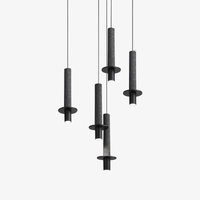 Suspension design LED allongé luxury