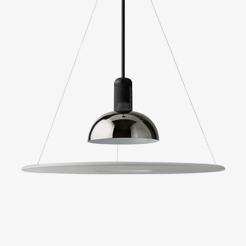 Suspension design LED avec disque en métal Nordic