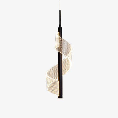 Suspension design LED minimaliste avec lumière ondulé Steal