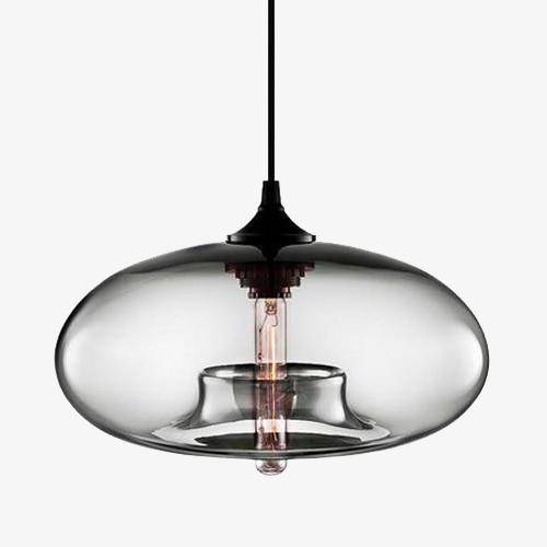 Suspension design ovale en verre Ball
