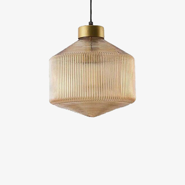 Suspension en verre moderne Raina