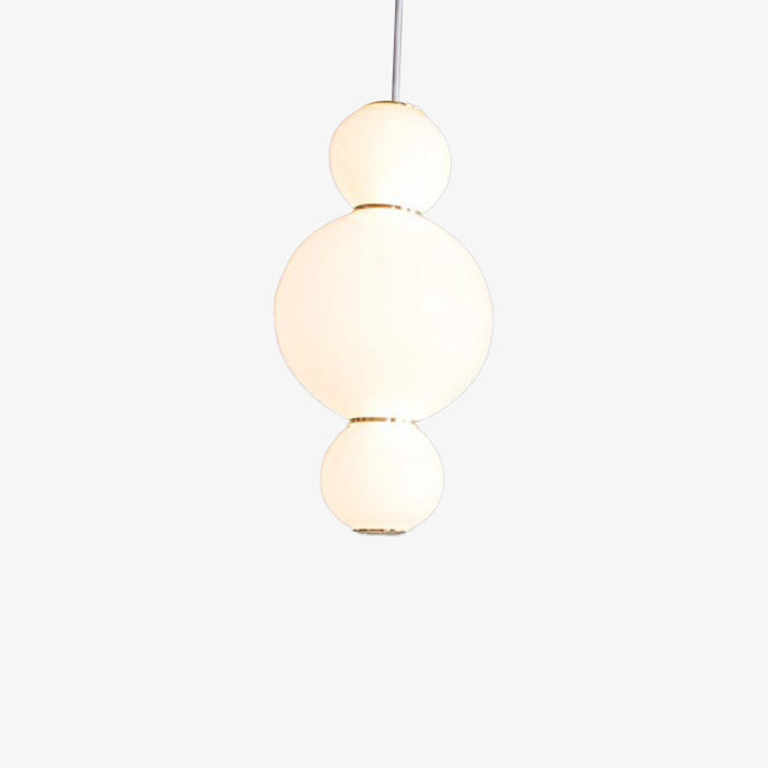 Suspension moderne LED avec perles lumineuses Julene