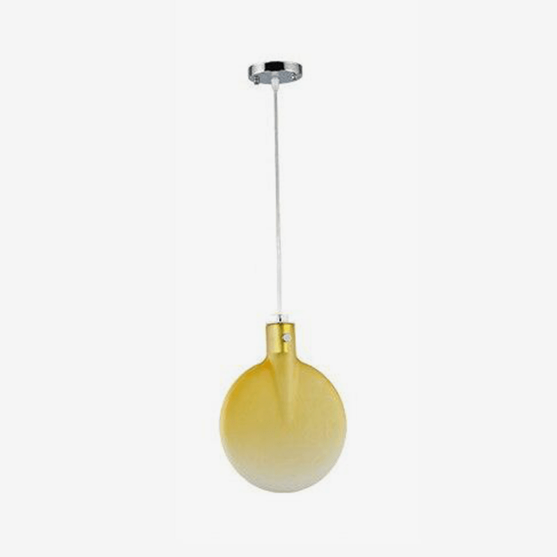 Suspension moderne LED en verre coloré Paddle
