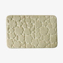 Tapis de bain rectangle coloré à figure en relief Confortable