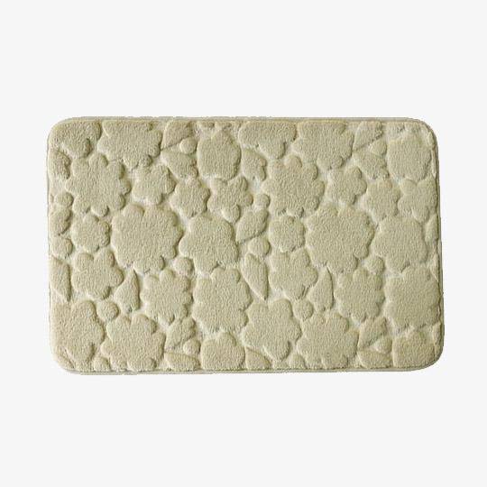 Tapis de bain rectangle coloré à figure en relief Confortable - vue 2 sur 8