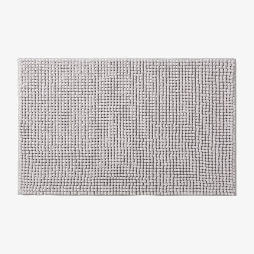 Tapis de bain rectangulaire coloré à boucles Chenille