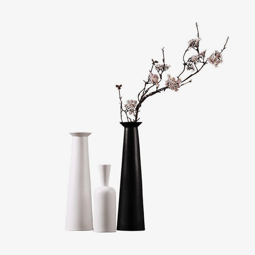 Vase design en céramique style japonais Zen