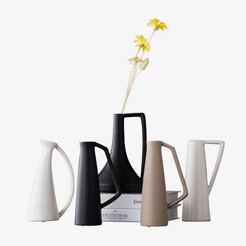 Vase moderne en céramique style Zen Flower